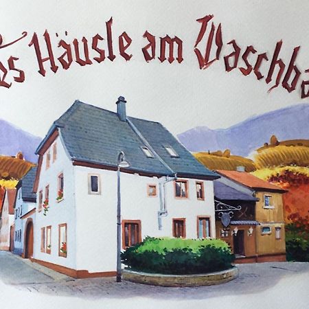 Appartamento Altes Haeusle Am Waschbach-Weinberg Edenkoben Esterno foto